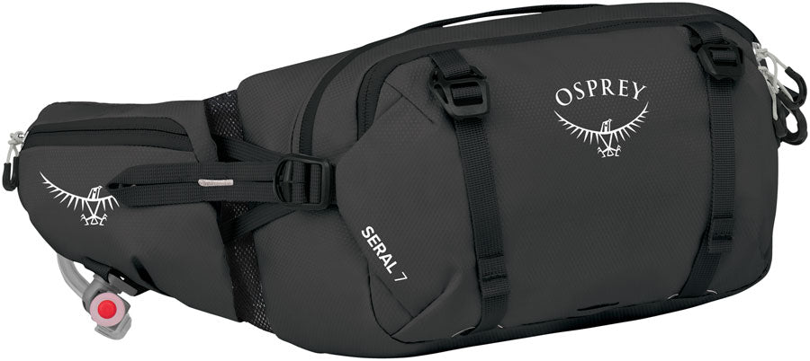Osprey Seral 7 Lumbar Pack - Raven Black - Lumbar/Fanny Pack - Savu 5 Lumbar Pack