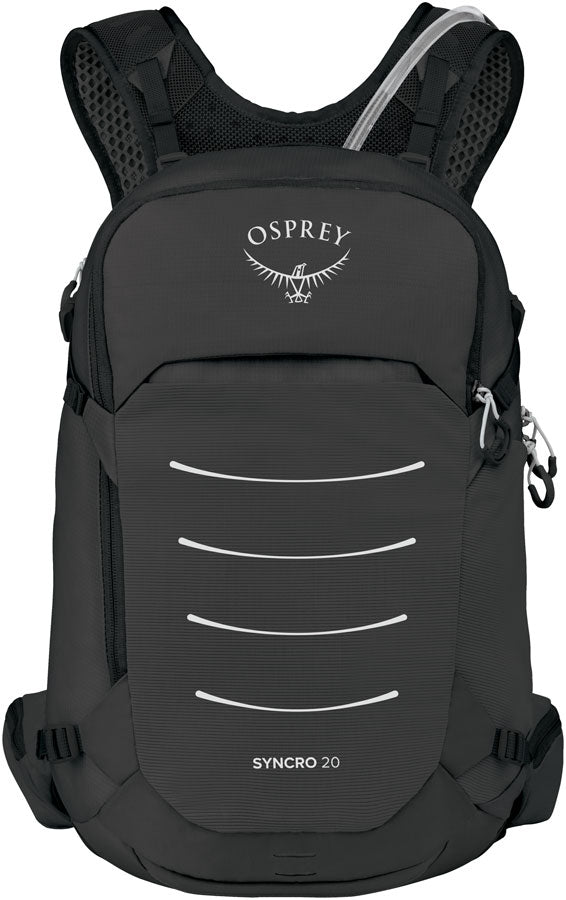 Osprey Syncro 20 Hydra Pack - Raven Black MPN: 10007302 UPC: 810165745209 Hydration Packs Syncro Men's Hydration Pack