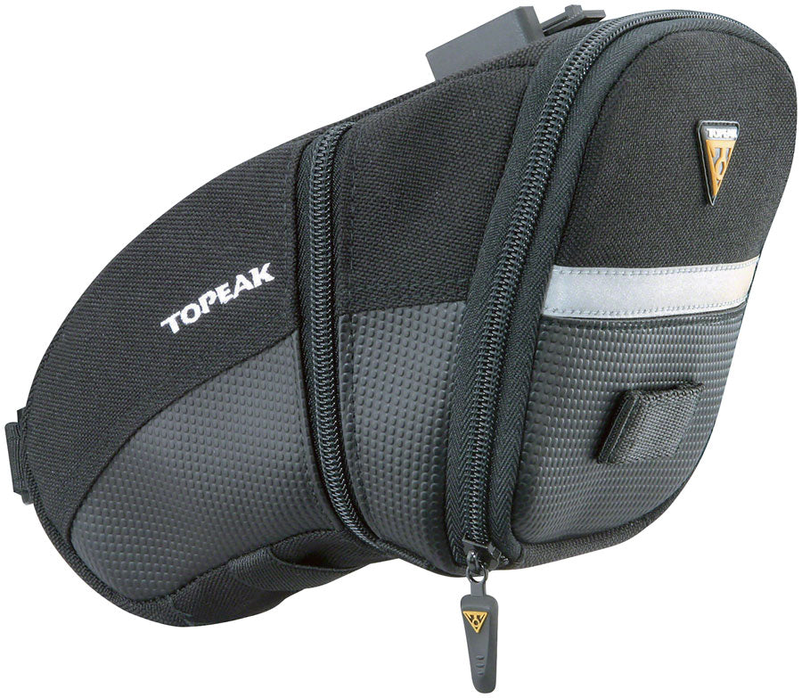 Topeak Aero Wedge Seat Bag: Large, Black
