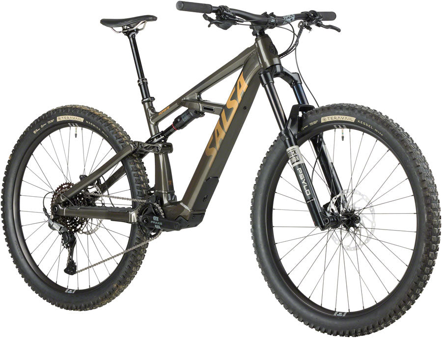 Salsa Moraine Cues 10 Ebike - 29", Aluminum, Coffee Black, Large - E-Mountain Bike - Moraine Cues 10 Ebike - Coffee Black