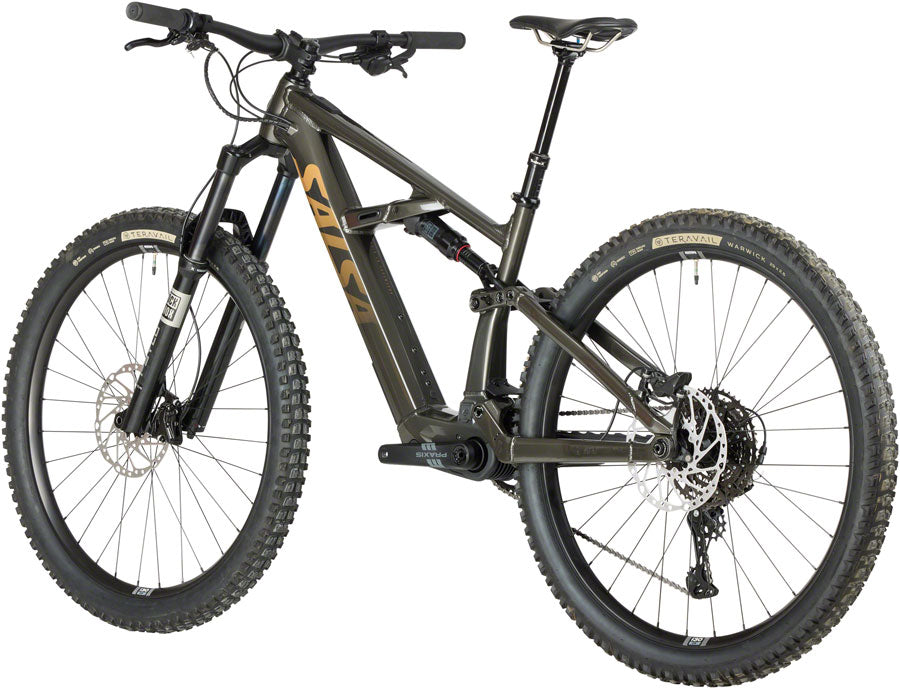 Salsa Moraine Cues 10 Ebike - 29", Aluminum, Coffee Black, X-Large MPN: 06-003339 UPC: 657993353707 E-Mountain Bike Moraine Cues 10 Ebike - Coffee Black