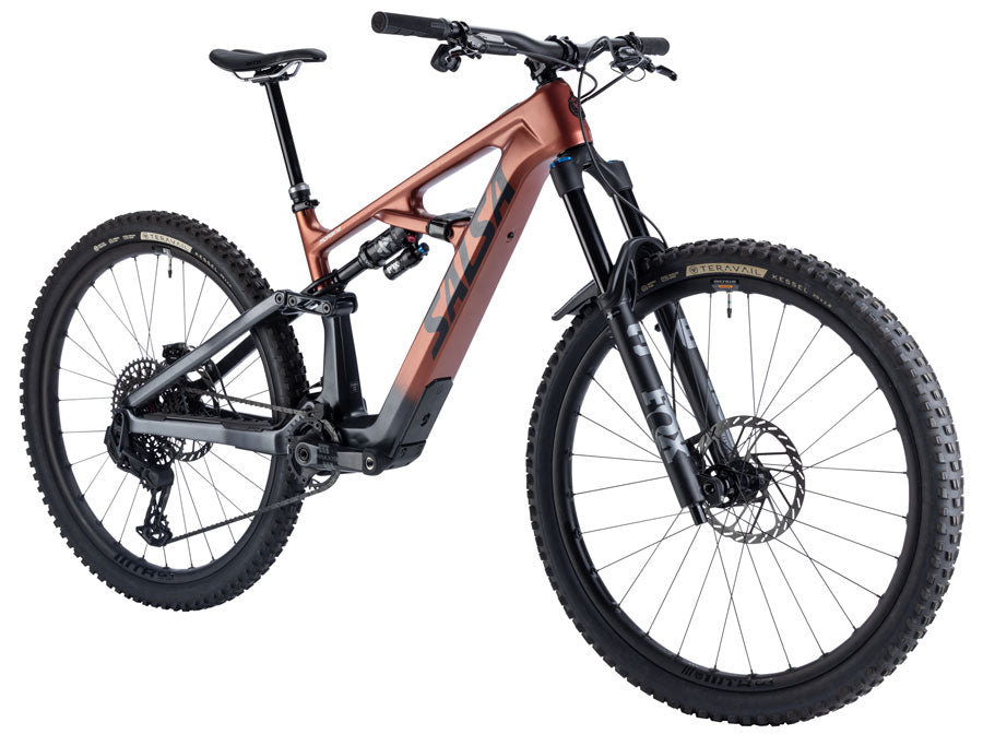 Salsa Moraine C X0 AXS Transmission Ebike - 29", Carbon, Charcoal / Red Cedar, Large - E-Mountain Bike - Moraine C X0 Transmission Ebike - Charcoal/Red Cedar