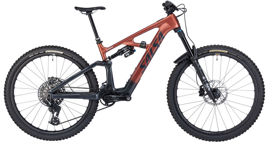 Salsa Moraine C X0 AXS Transmission Ebike - 29", Carbon, Charcoal / Red Cedar, Large MPN: 06-003389 UPC: 657993354001 E-Mountain Bike Moraine C X0 Transmission Ebike - Charcoal/Red Cedar