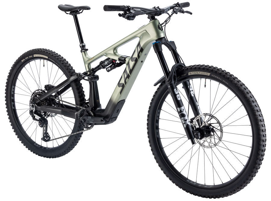Salsa Moraine C Eagle 90 Transmission Ebike - 29", Carbon, Coffee Black / Sage, Small - E-Mountain Bike - Moraine C Eagle 90 Transmission Ebike - Coffee Black/Sage