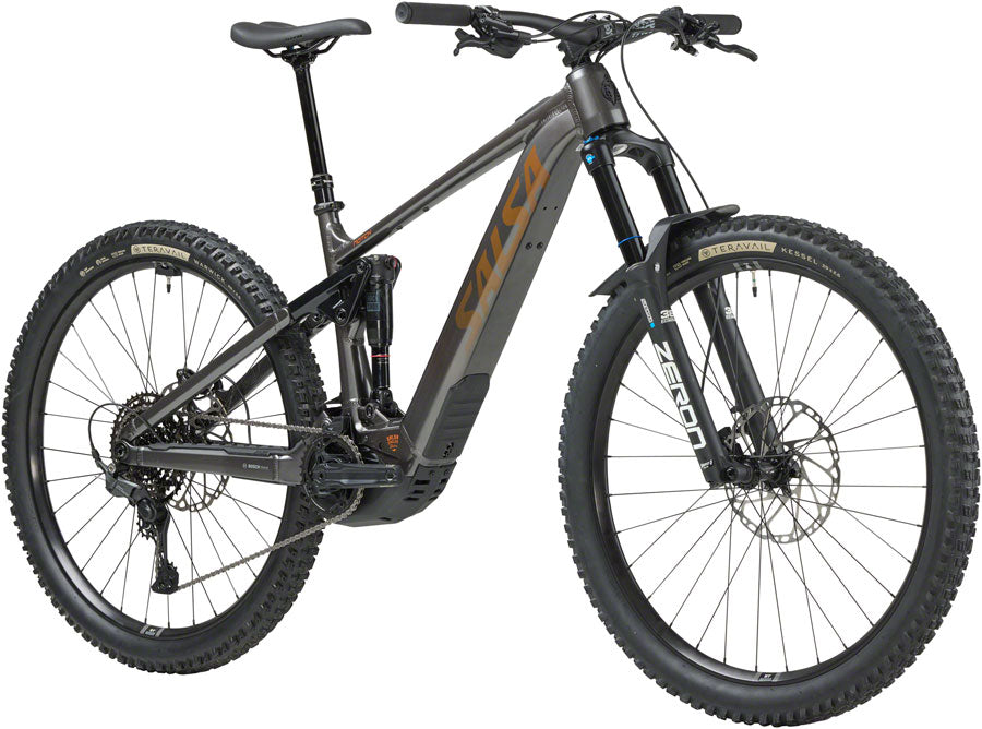 Salsa Notch Cues 10 Ebike - 29", Aluminum, Charcoal Black, Large - E-Mountain Bike - Notch Cues 10 Ebike - Charcoal Black