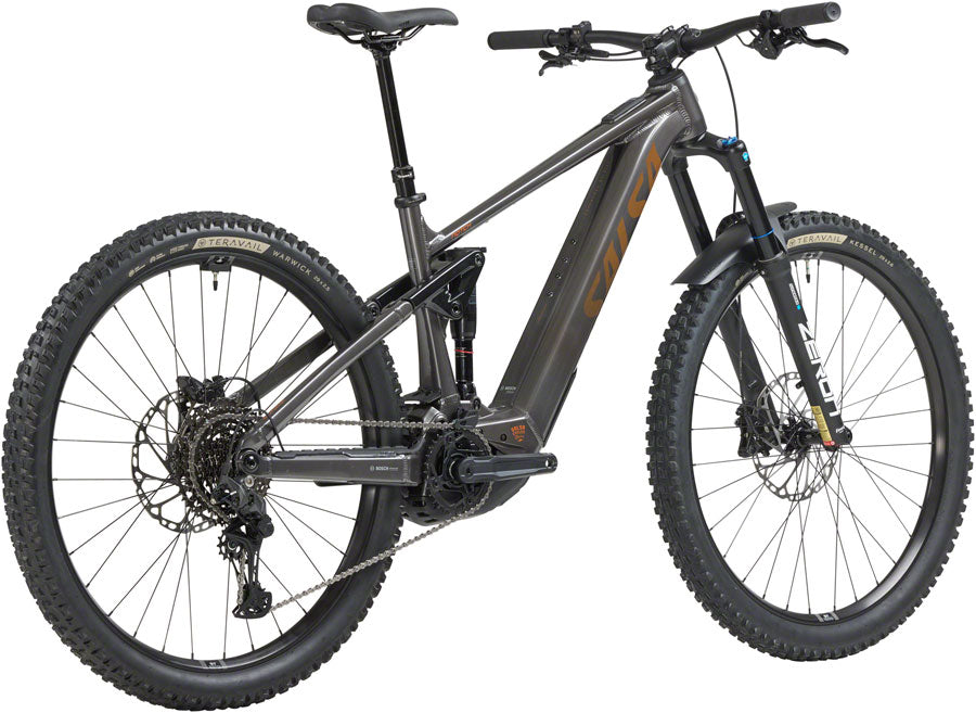 Salsa Notch Cues 10 Ebike - 29", Aluminum, Charcoal Black, Large - E-Mountain Bike - Notch Cues 10 Ebike - Charcoal Black