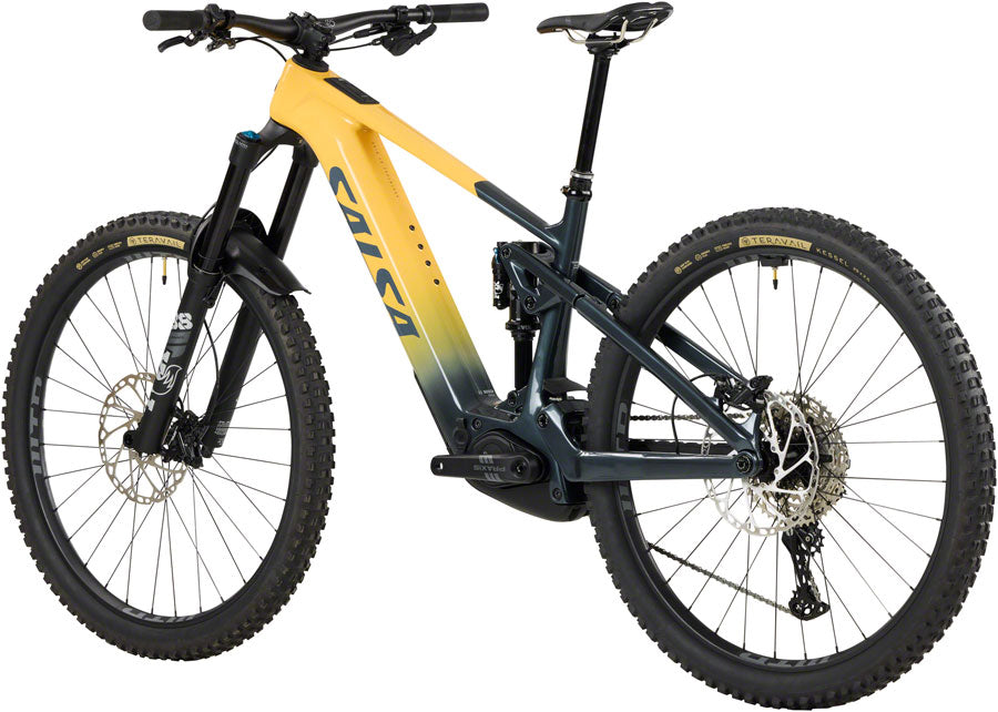 Salsa Notch C Deore 12 Ebike - 29", Carbon, Slate / Apricot, X-Large MPN: 06-003408 UPC: 657993354827 E-Mountain Bike Notch C Deore 12 Bike - Slate/Apricot