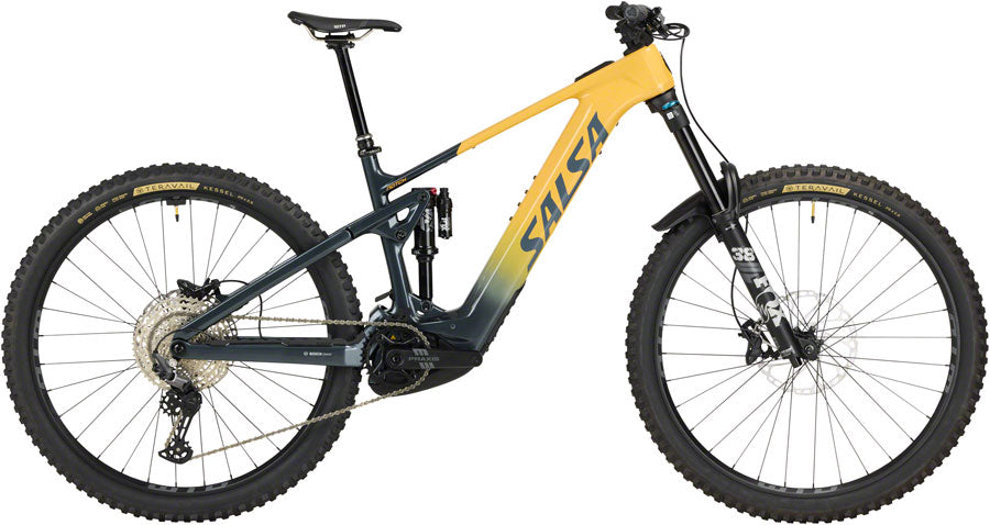 Salsa Notch C Deore 12 Ebike - 29", Carbon, Slate / Apricot, X-Large MPN: 06-003408 UPC: 657993354827 E-Mountain Bike Notch C Deore 12 Bike - Slate/Apricot