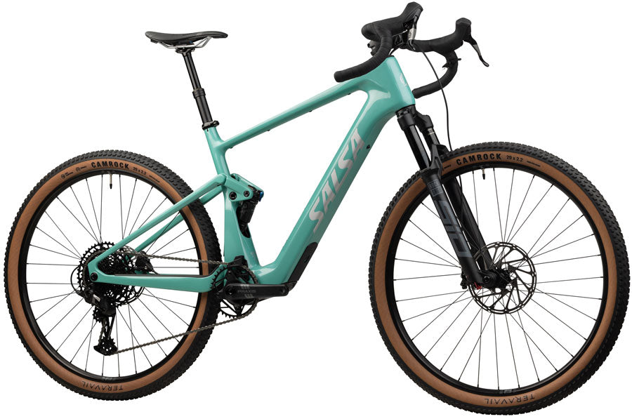 Salsa Wanderosa C Apex Eagle Ebike - 29", Carbon, Sea Green, Small MPN: 06-003469 UPC: 657993355305 Ebike Wanderosa C Apex Eagle Ebike - Sea Green