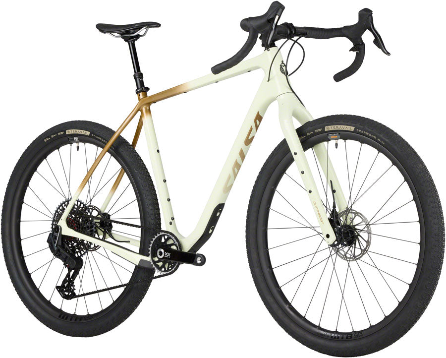 Salsa Cutthroat C Force XO AXS Transmission Bike - 29", Carbon, White, 58cm - All-Road Bike - Cutthroat C Force XO AXS Transmission Bike - White