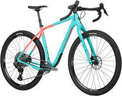 Salsa Cutthroat C Rival GX AXS Transmission Bike - 29", Carbon, Teal Fade, 58cm - All-Road Bike - Cutthroat C Rival GX AXS Transmission Bike - Teal Fade