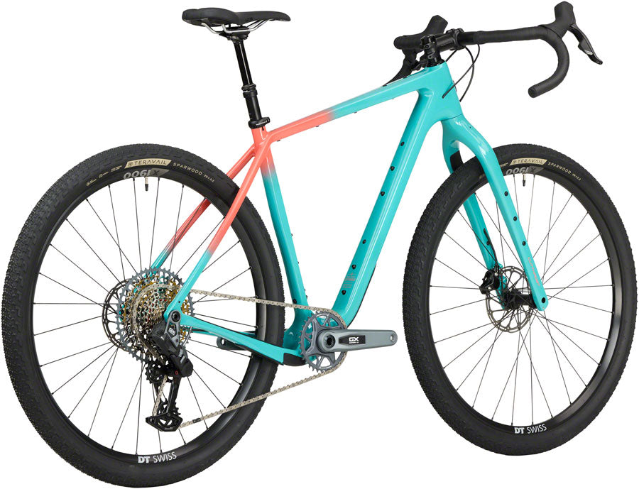 Salsa Cutthroat C Rival GX AXS Transmission Bike - 29", Carbon, Teal Fade, 58cm - All-Road Bike - Cutthroat C Rival GX AXS Transmission Bike - Teal Fade