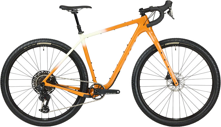 Salsa Cutthroat C Apex AXS Transmission Bike - 29", Carbon, Tangerine, 58cm MPN: 06-003424 UPC: 657993394199 All-Road Bike Cutthroat C Apex AXS Transmission Bike - Tangerine