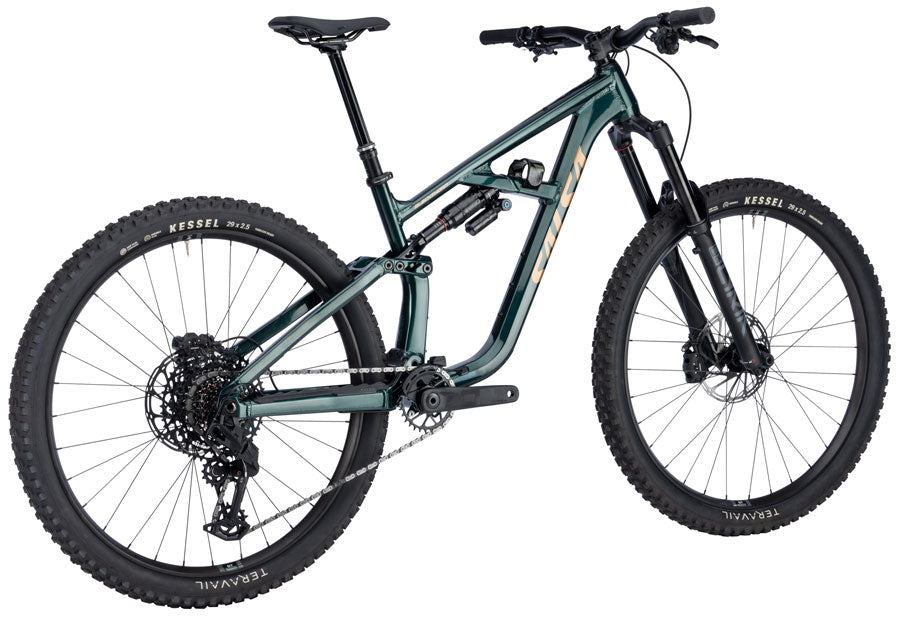 Salsa Blackthorn 145 Eagle 70 Transmission Bike - 29", Aluminum, Black Spruce, Large MPN: 06-003618 UPC: 657993411315 Mountain Bike Blackthorn 145 Eagle 70 Transmission Bike - Black Spruce