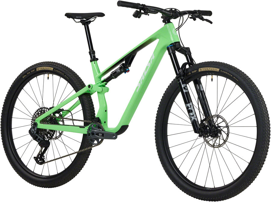 Salsa Spearfish C Deluxe GX AXS Transmission Bike - 29", Carbon, Citrus Green, X-Small - Mountain Bike - Spearfish C Deluxe GX Eagle AXS Transmission Bike - Citrus Green