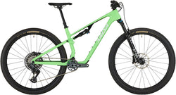 Salsa Spearfish C Deluxe GX AXS Transmission Bike - 29", Carbon, Citrus Green, Small MPN: 06-003627 UPC: 657993414064 Mountain Bike Spearfish C Deluxe GX Eagle AXS Transmission Bike - Citrus Green