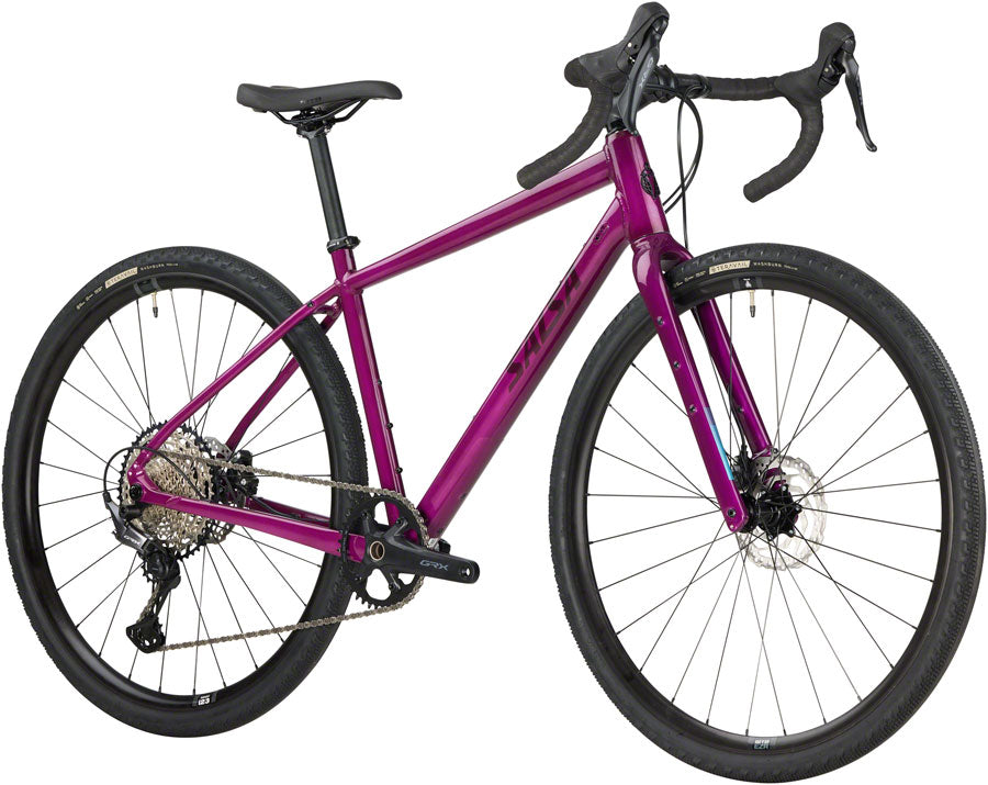 Salsa Journeyer Drop Bar GRX 610 1x12 Bike - 700c, Aluminum, Dark Magenta, 57cm - All-Road Bike - Journeyer GRX 610 1x12 700c Bike - Dark Magenta