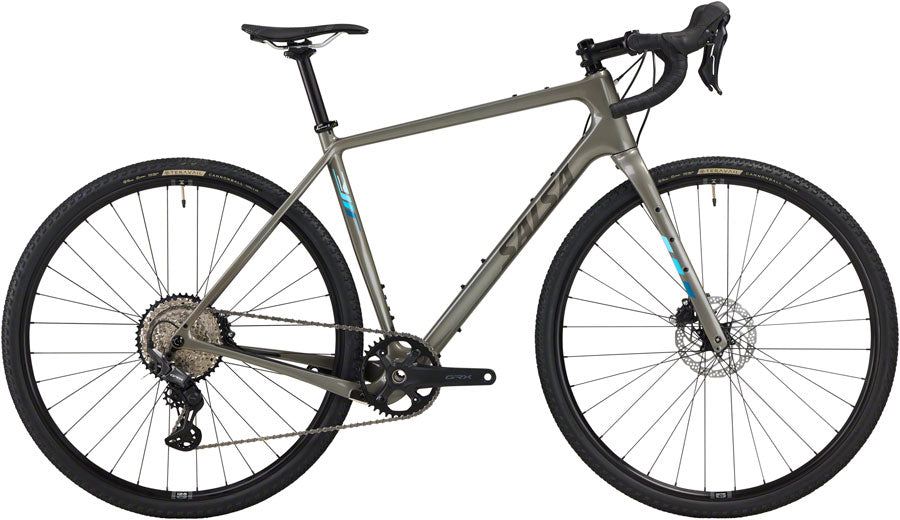 gravel bike 61 cm Salsa Warbird C GRX 610 1x12 Bike - 700c, Carbon, Dark Grey, 61cm