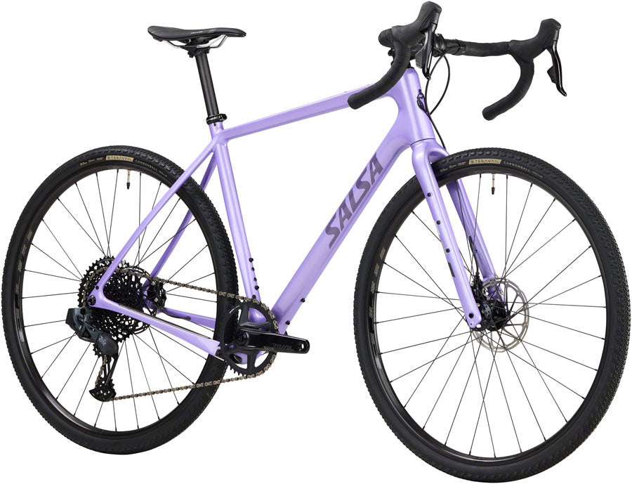 Salsa Warbird C Rival GX Eagle AXS Bike - 700c, Carbon, Lilac, 61cm