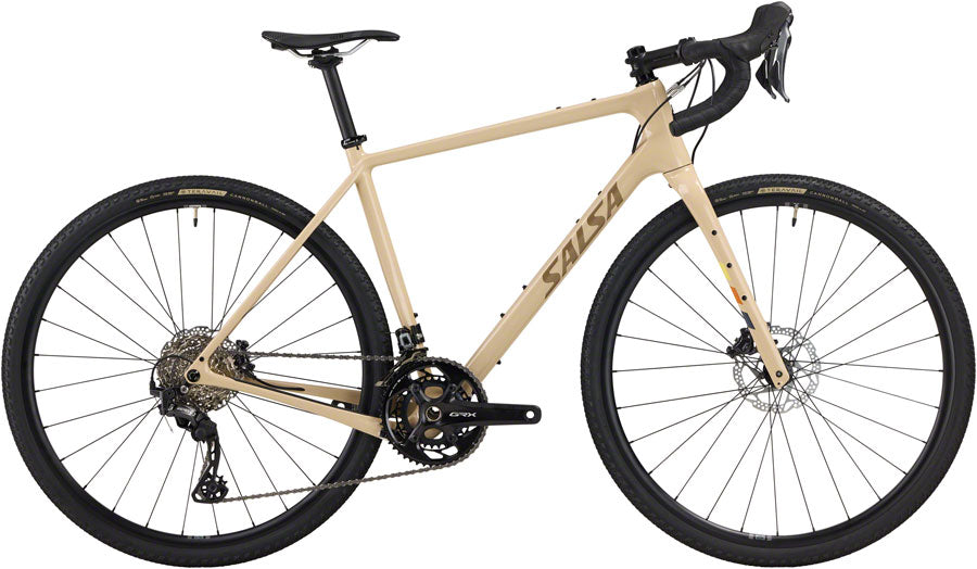 Salsa Warbird C GRX 820 2x12 Bike - 700c, Carbon, Tan, 54.5cm