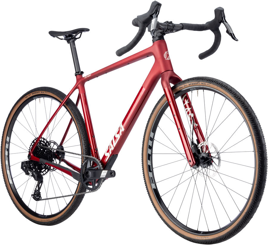 Salsa Flyway C Apex Eagle AXS 12 Bike - 700c, Carbon, Canyon Red, X-Large - All-Road Bike - Flyway C Apex Eagle AXS 12 Bike - Canyon Red