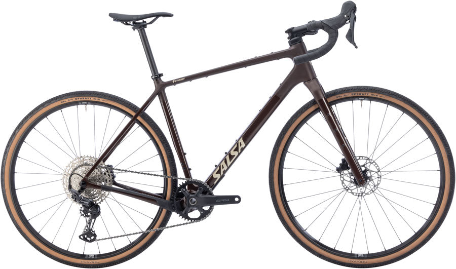 Salsa Flyway C GRX 610 12 Bike - 700c, Carbon, Dark Umber, Medium