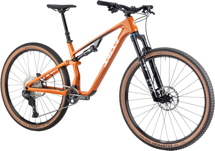 Salsa Spearfish C Deore Di2 Bike - 29", Carbon, Amber, Large - Mountain Bike - Spearfish C Deore Di2 Bike - Amber