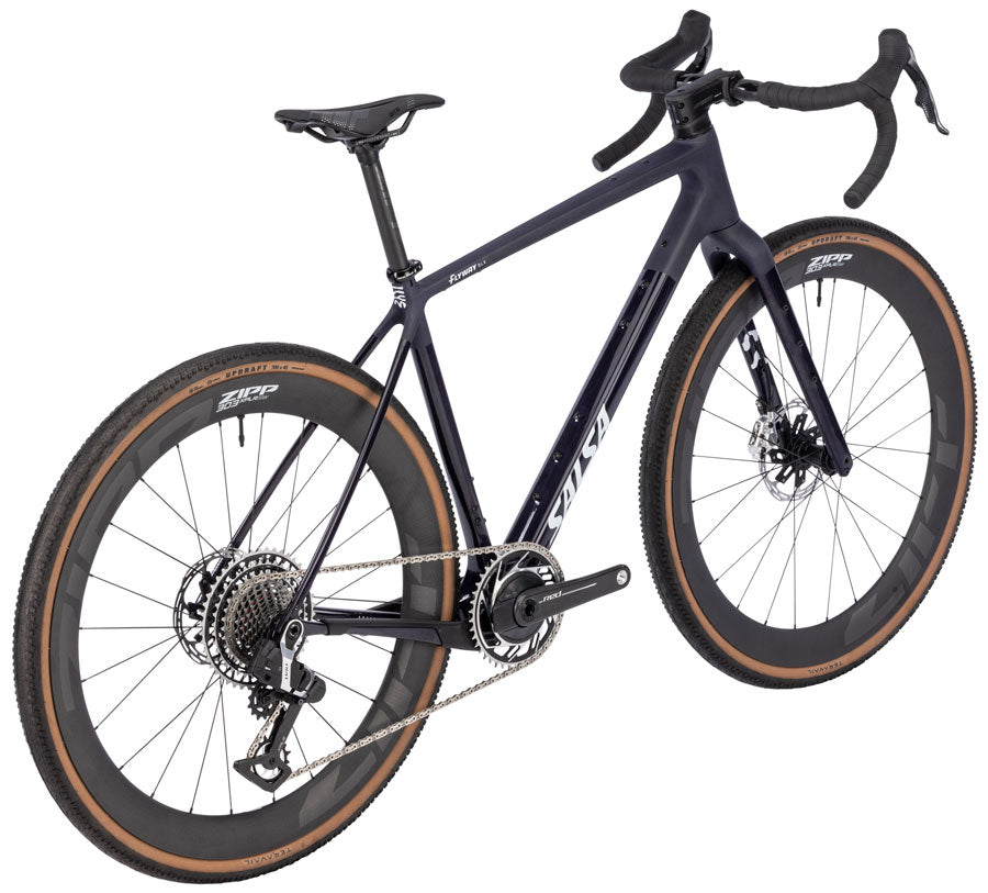Salsa Flyway C DLX RED XPLR AXS 13 Bike - 700c, Carbon, Midnight, Medium/Large MPN: 06-004552 UPC: 657993498132 All-Road Bike Flyway C DLX RED XPLR AXS 13 Bike - Midnight