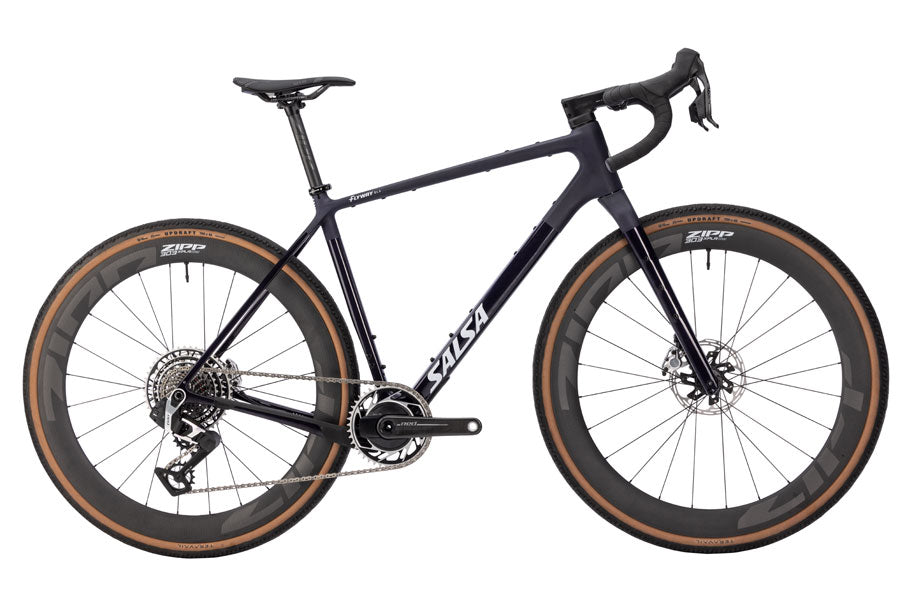 Salsa Flyway C DLX RED XPLR AXS 13 Bike - 700c, Carbon, Midnight, X-Small