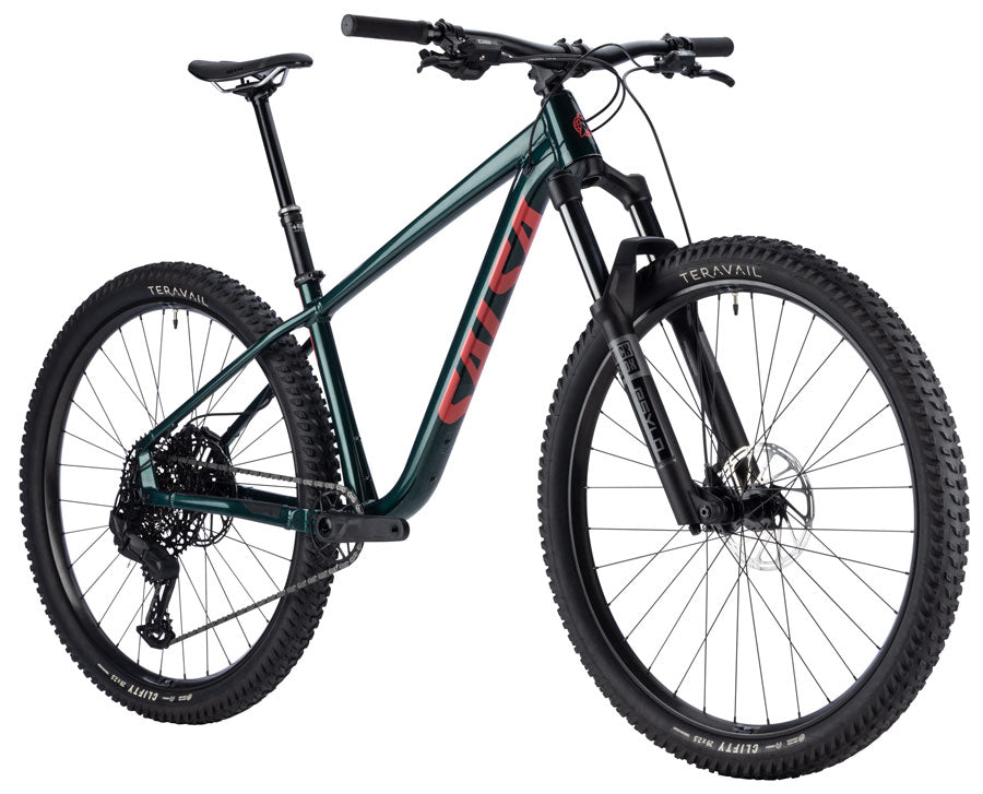 Salsa Timberjack Eagle 70 Transmission Bike - 29", Aluminum, Black Spruce, X-Small - Mountain Bike - Timberjack Eagle 70 Transmission 29 Bike - Black Spruce