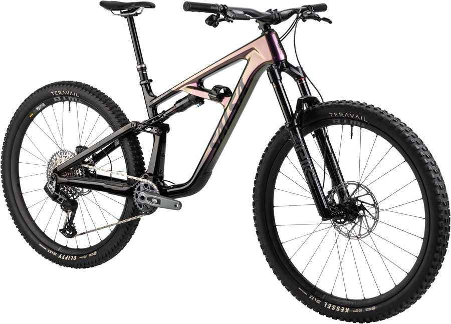 Salsa Blackthorn 125 C GX Transmission Bike - 29", Carbon, Black/Pearl Orchid, Medium - Mountain Bike - Blackthorn 125 C GX Transmission Bike - Black/Pearl Orchid