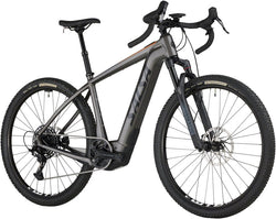 Salsa Tributary Apex Eagle SUS Ebike - 29", Aluminum, Charcoal, Small - Ebike - Tributary Apex 1 Front Suspension Ebike - Charcoal