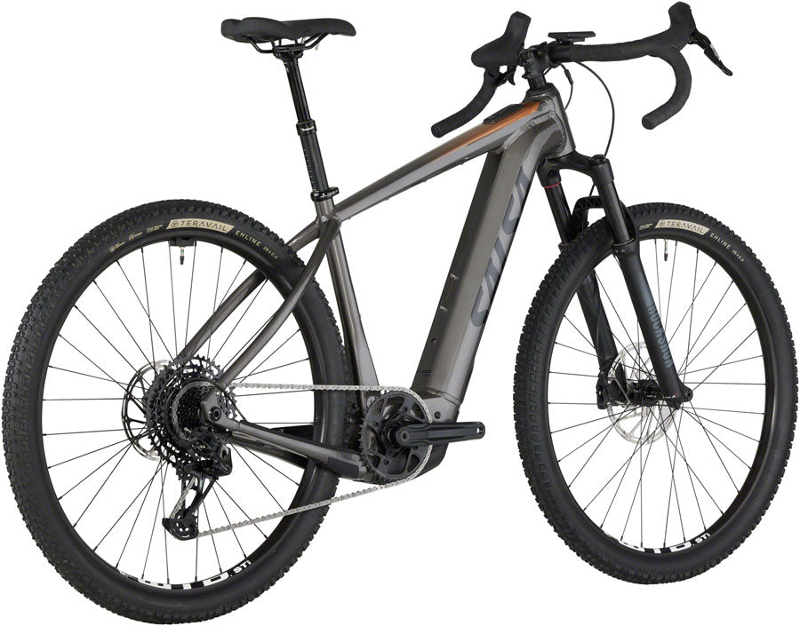 Salsa Tributary Apex Eagle SUS Ebike - 29", Aluminum, Charcoal, Medium - Ebike - Tributary Apex 1 Front Suspension Ebike - Charcoal