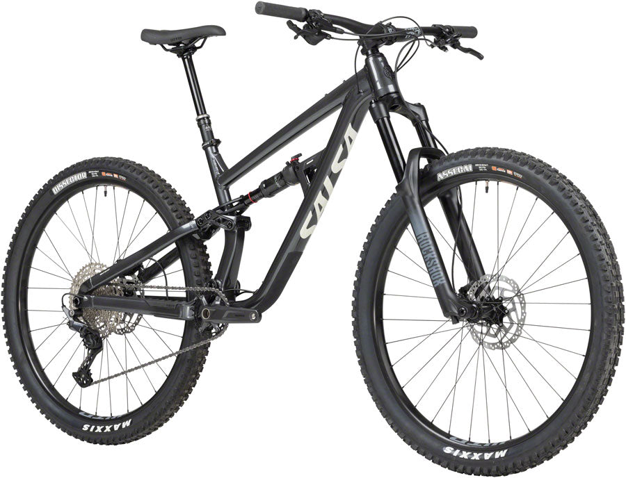 Salsa Blackthorn Deore 12 Bike - 29", Aluminum, Dark Gray, Large - Mountain Bike - Blackthorn Deore 12 Bike - Dark Gray