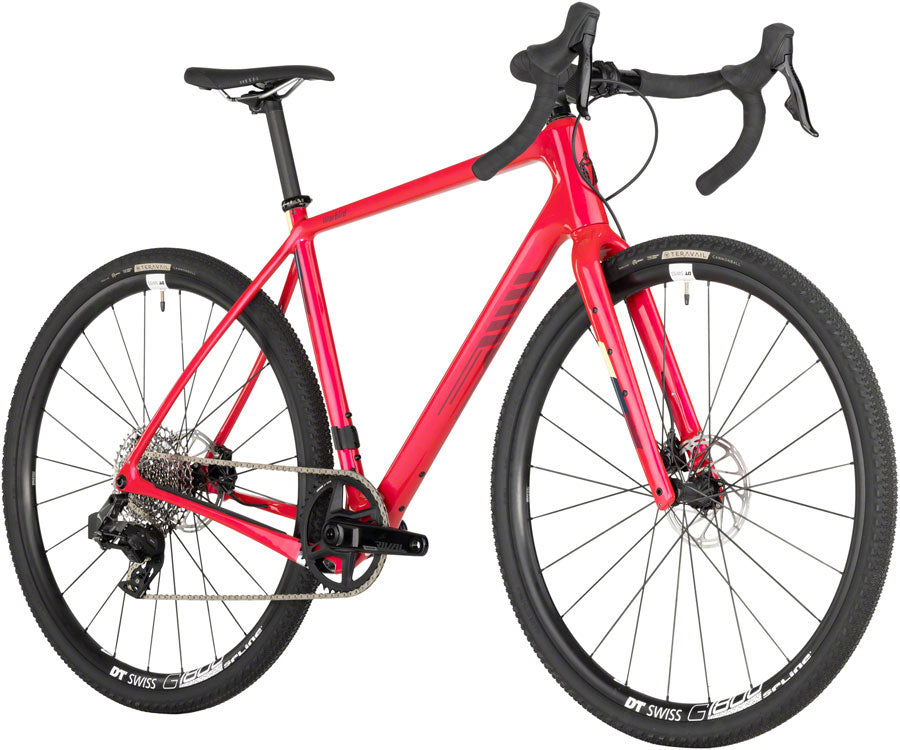 salsa gravel bike warbird Salsa Warbird C Rival XPLR AXS Bike - 700c, Carbon, Red, 61cm Gravel