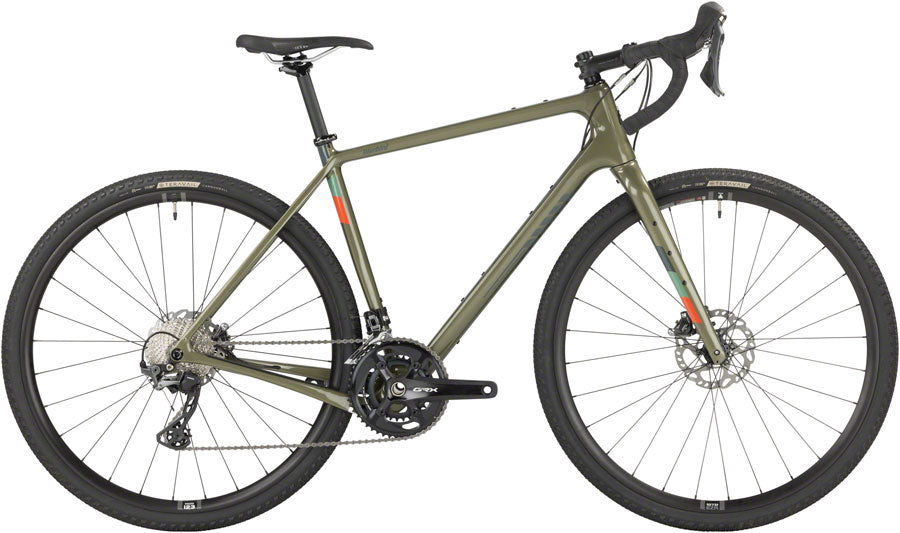 Salsa Warbird C GRX 810 Bike - 700c, Carbon, Green, 56cm