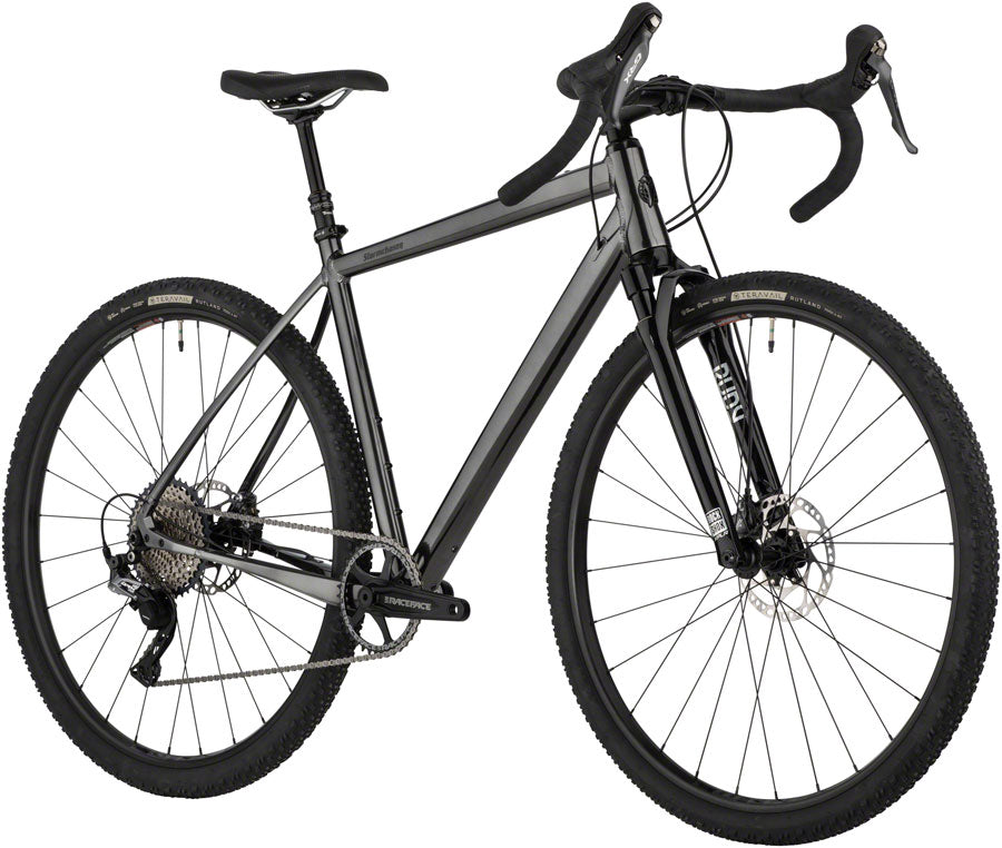 Salsa Stormchaser GRX 810 1x SUS Bike - 700c, Aluminum, Black, 54.5cm - Gravel Bike - Stormchaser GRX 810 1x SUS Bike - Black