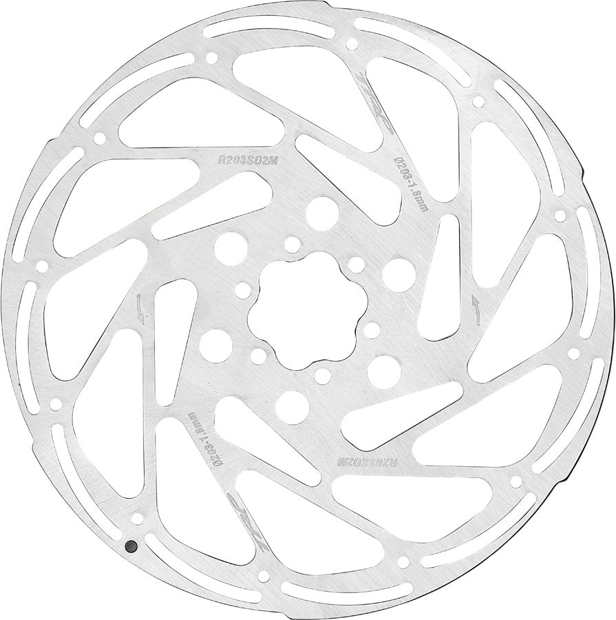 TRP R2 Disc Brake Rotor - 203mm, 6-Bolt, 1.8mm, Rust Blocker Treatment, Silver