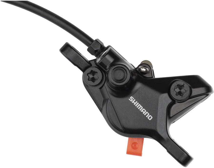 Shimano Deore BL-M4100/BR-MT410 Disc Brake and Lever - Front, Hydraulic, Resin Pads, Gray MPN: EMT4101JLFPRA100 UPC: 192790621296 Disc Brake & Lever BR-MT410/BL-M4100 Disc Brake and Lever Set