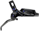 SRAM G2 Ultimate Disc Brake and Lever - Rear, Post Mount, Carbon Lever, Titanium Hardware, Gloss Black with Rainbow - Disc Brake & Lever - G2 Ultimate Disc Brake