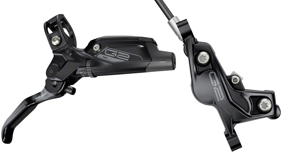 SRAM G2 RSC Disc Brake and Lever - Rear, Hydraulic, Post Mount, Diffusion Black, A2