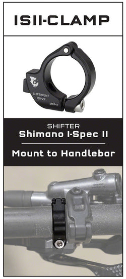 Wolf Tooth ShiftMount Clamp for I-spec II Shifters - 22.2mm - Mountain Shifter Part - ShiftMount