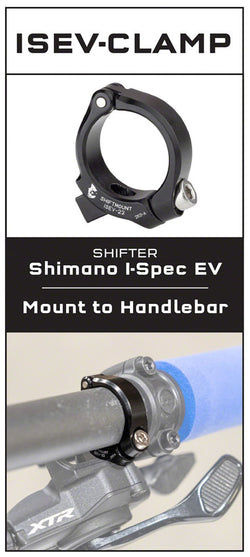 Wolf Tooth ShiftMount Clamp for I-spec EV Shifters - 22.2mm - Mountain Shifter Part - ShiftMount