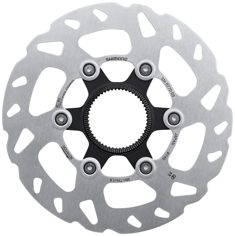 Shimano SLX SM-RT70-SSI Disc Brake Rotor - 140mm, Center Lock, Silver MPN: ESMRT70SSI UPC: 192790530789 Disc Rotor SLX SM-RT70 Disc Brake Rotor