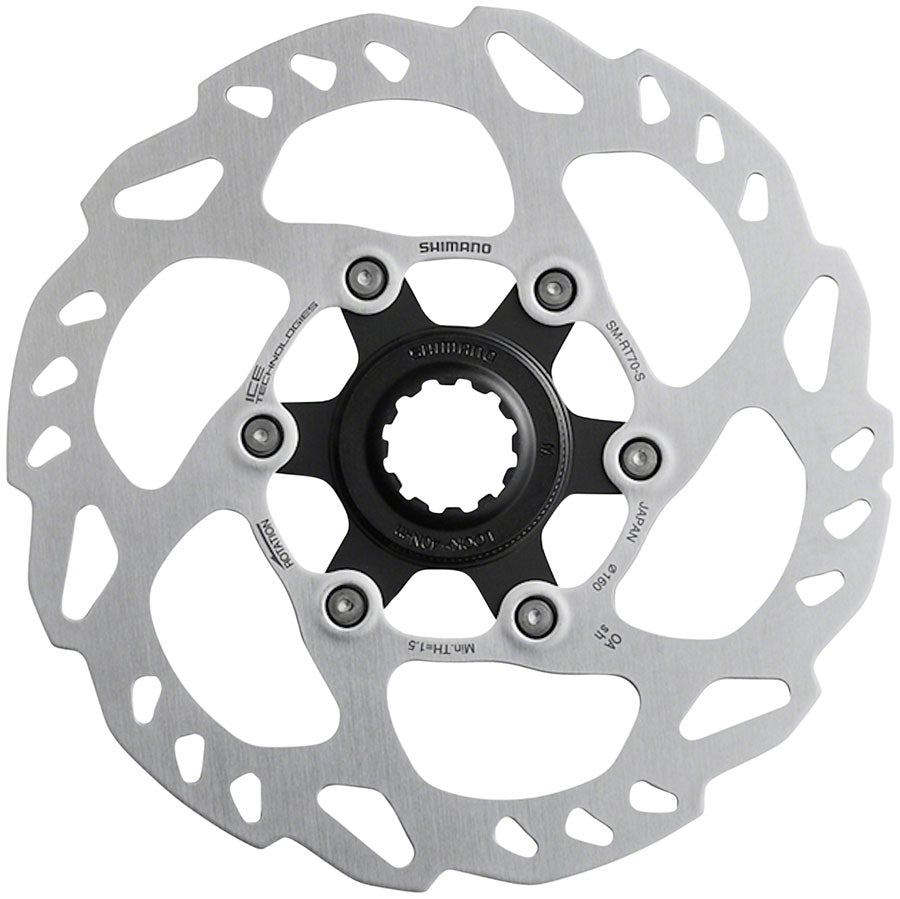 Shimano SLX SM-RT70-SI Disc Brake Rotor - 160mm, Center Lock, Silver MPN: ESMRT70SI Disc Rotor SLX SM-RT70 Disc Brake Rotor