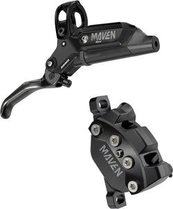 SRAM Maven Silver Disc Brake and Lever - 4-Piston, Aluminum Lever, Black, A1 Disc Brake & Lever Maven Silver 4-Piston Disc Brake and Lever