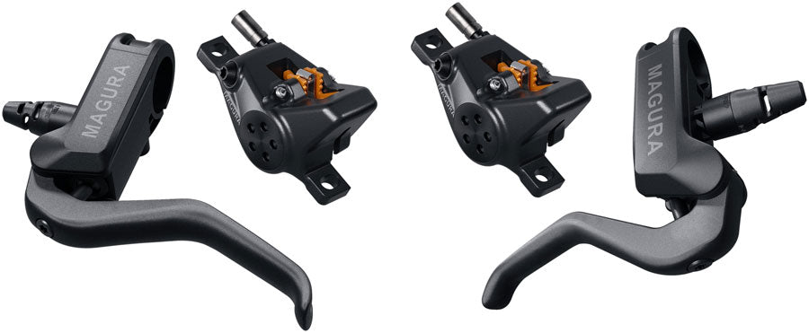 Magura MT A2 Disc Brake and Lever Set - Left and Right Levers, Front and Rear 2-Pistion Calipers, Black MPN: 2703341 Disc Brake & Lever MT A2 Disc Brake and Lever