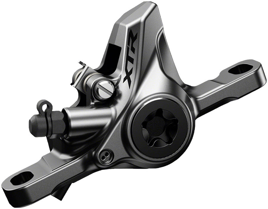 Shimano XTR BR-M9100 Disc Brake Caliper - Front or Rear, Post Mount, 2-Piston, Includes Metallic Pads