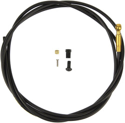 Shimano SM-BH90-SBLS High Pressure Disc Brake Hose Kit - Long Gold Banjo Caliper Connector, 2000mm, Black MPN: ISMBH90SBLSL200 UPC: 689228319721 Disc Brake Hose Kit SM-BH90 Disc Brake Hose and Hose Kits