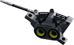 Magura Gustav Pro Disc Brake and Lever - Front or Rear, Post Mount, 4-Piston, Black/Anthracite Gray - Disc Brake & Lever - Gustav Pro Disc Brake and Lever